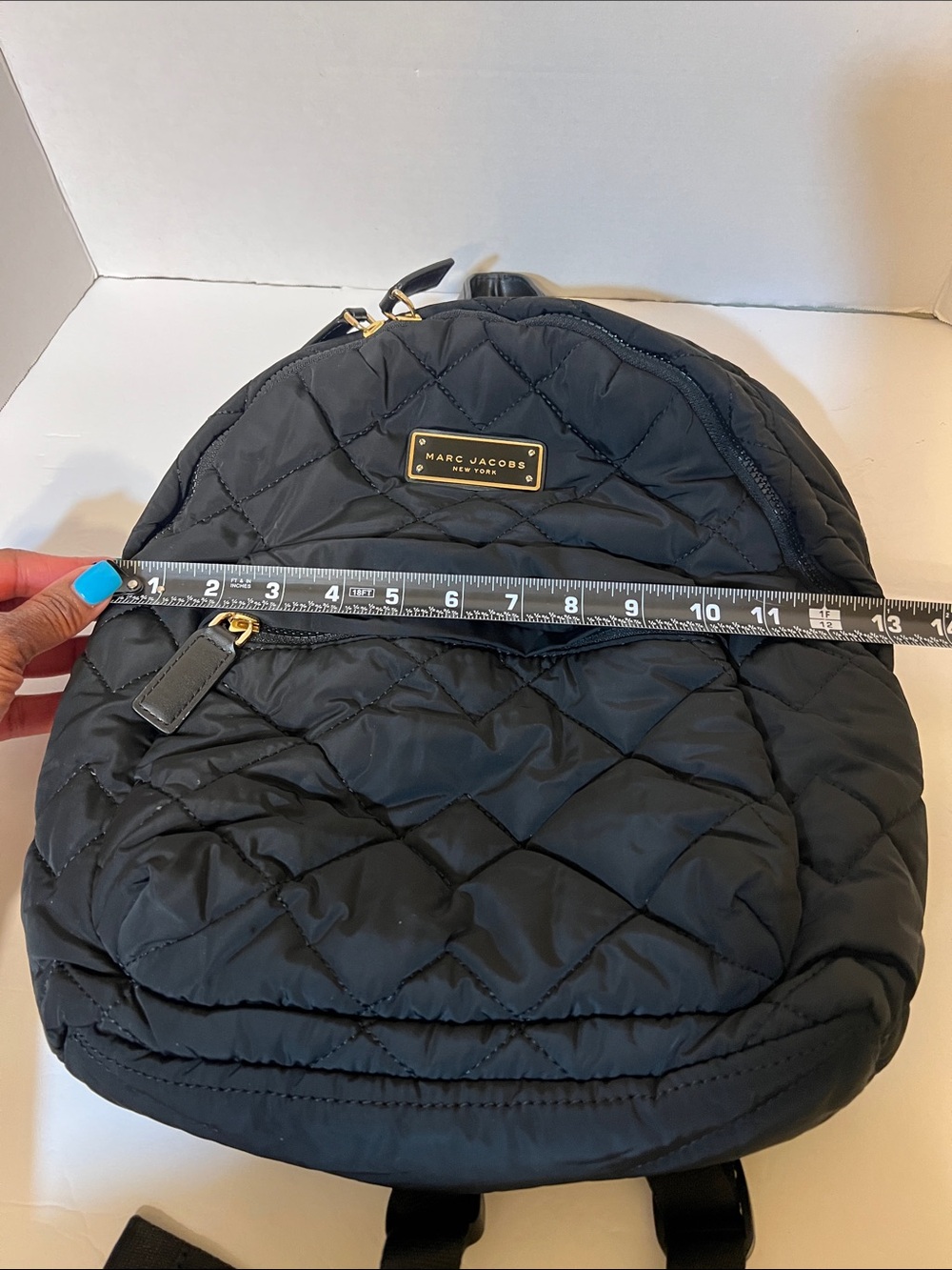 Marc Jacobs Black Quilted Backpack - Picture 12 of 15